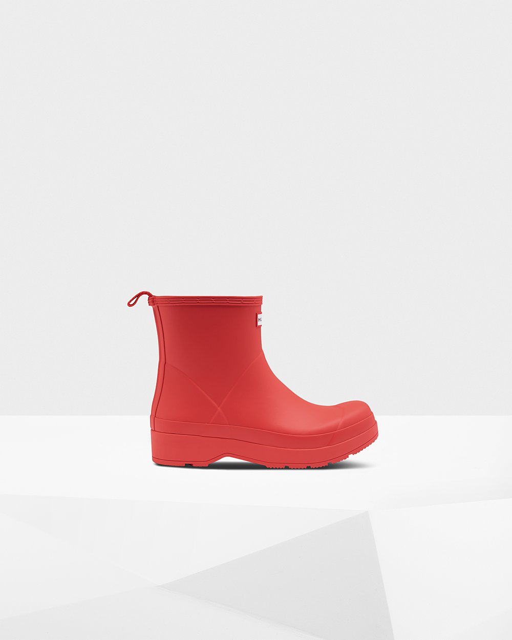 Play Botas Hunter Hombre - Original Short Rain - Rojos - AQEFLWT-41